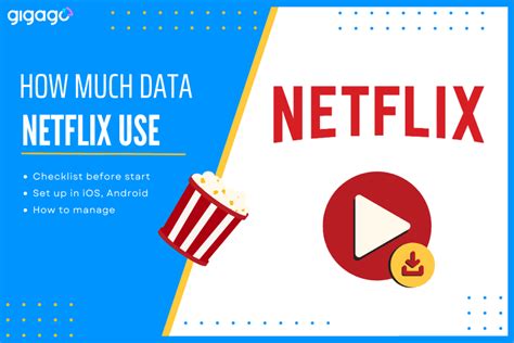 how much data does netflix use